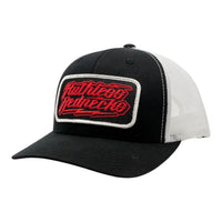 Impact Curved Brim Black-White Hat