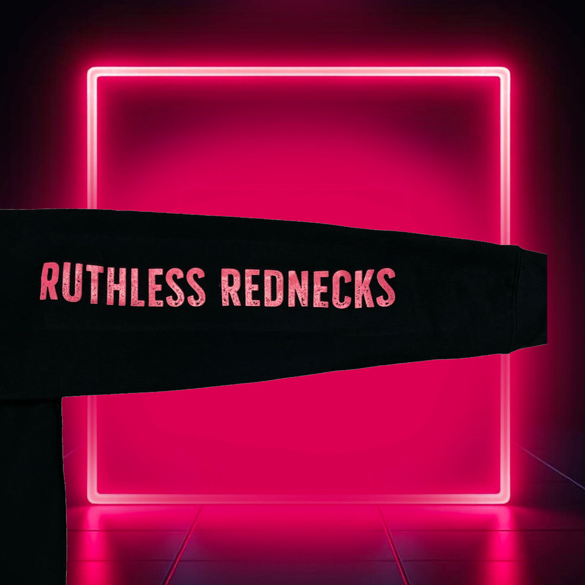 Icon - Heavyweight 10oz Hoodie Black-Fuchsia