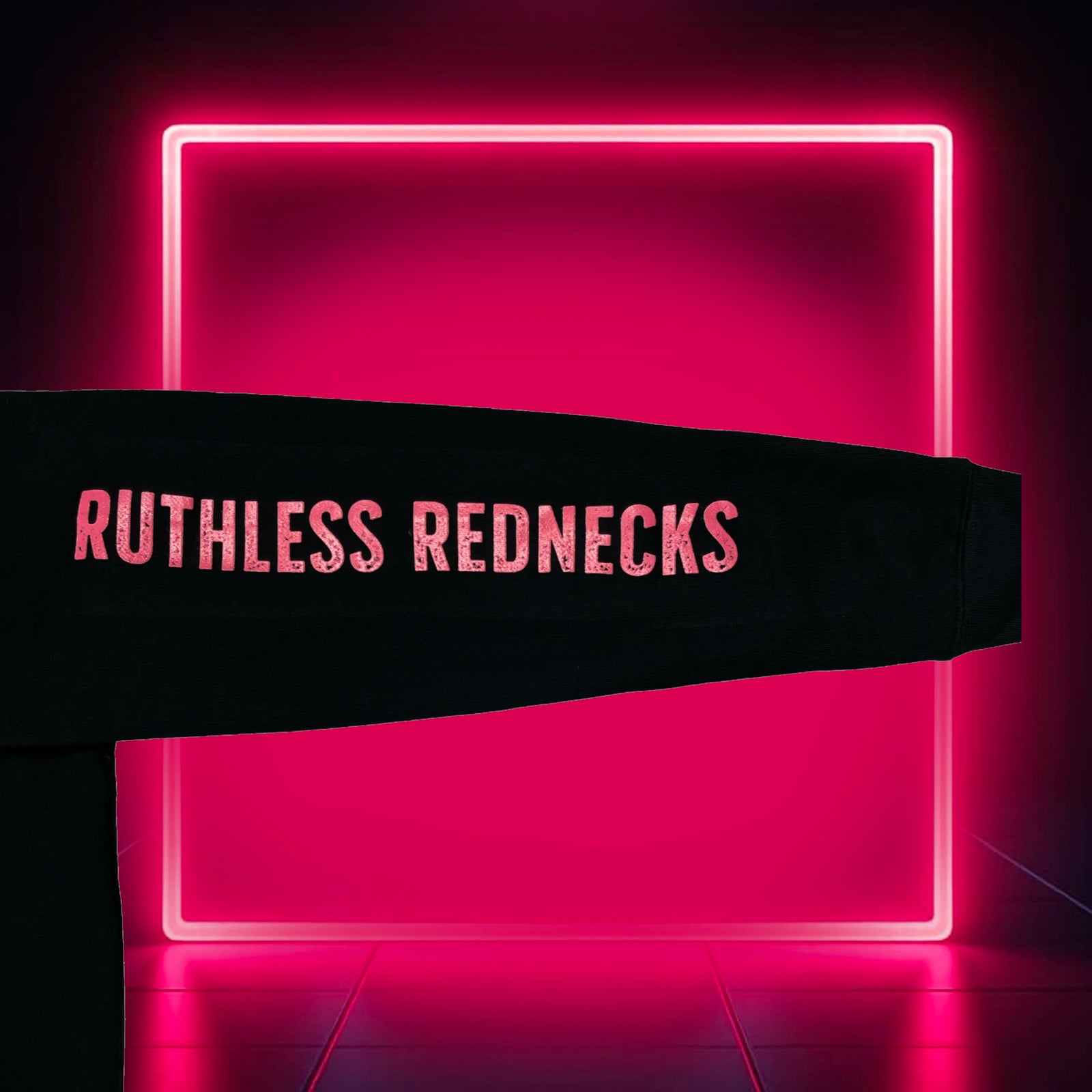 Icon - Heavyweight 10oz Hoodie Black-Fuchsia