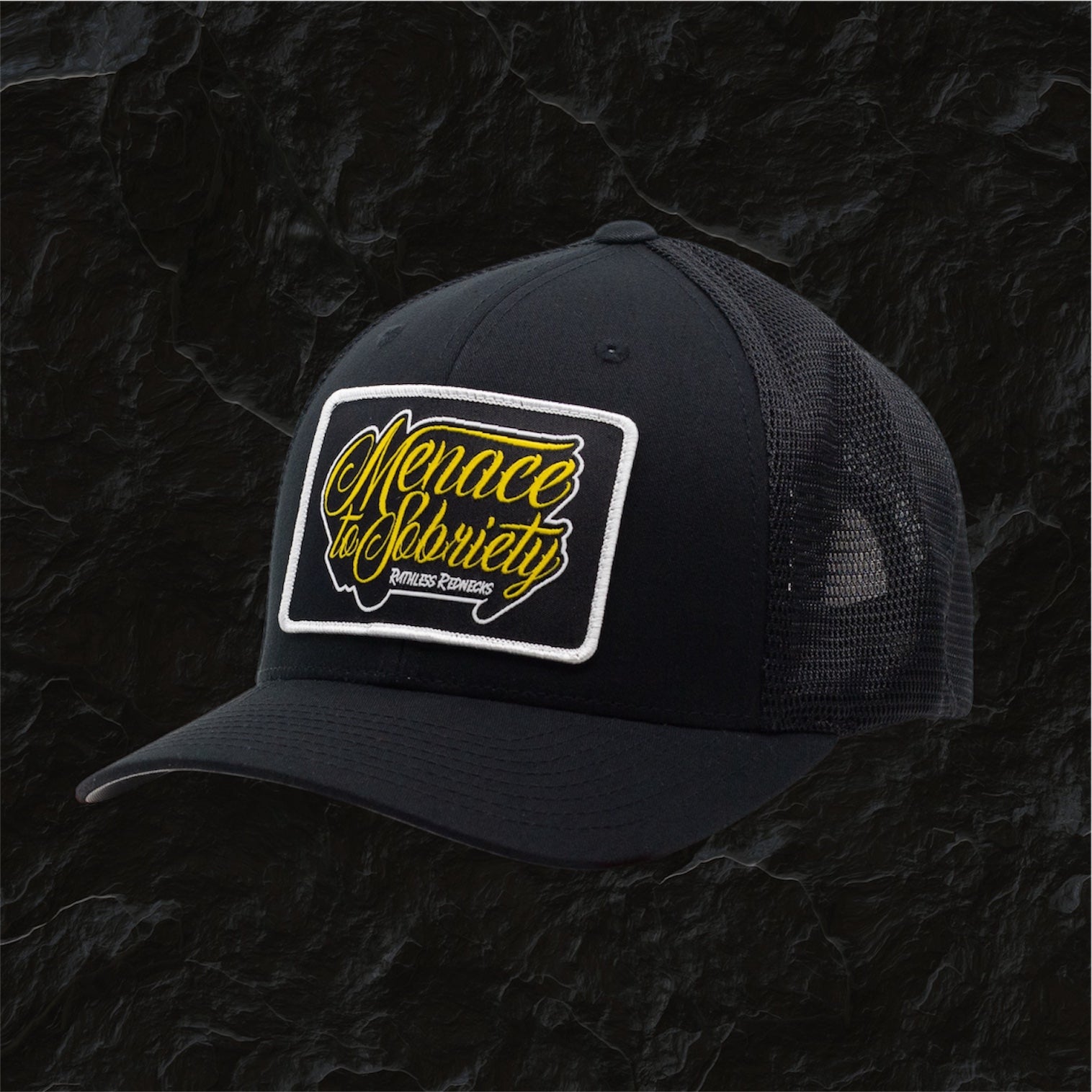 Liability Curved Brim Black Hat