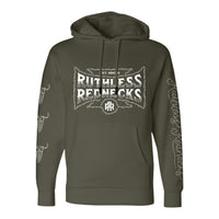 Reckless - Supercharged 12oz Hoodie Army