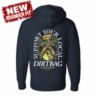 Dirtbag World Tour - Supercharged 12oz Hoodie Navy
