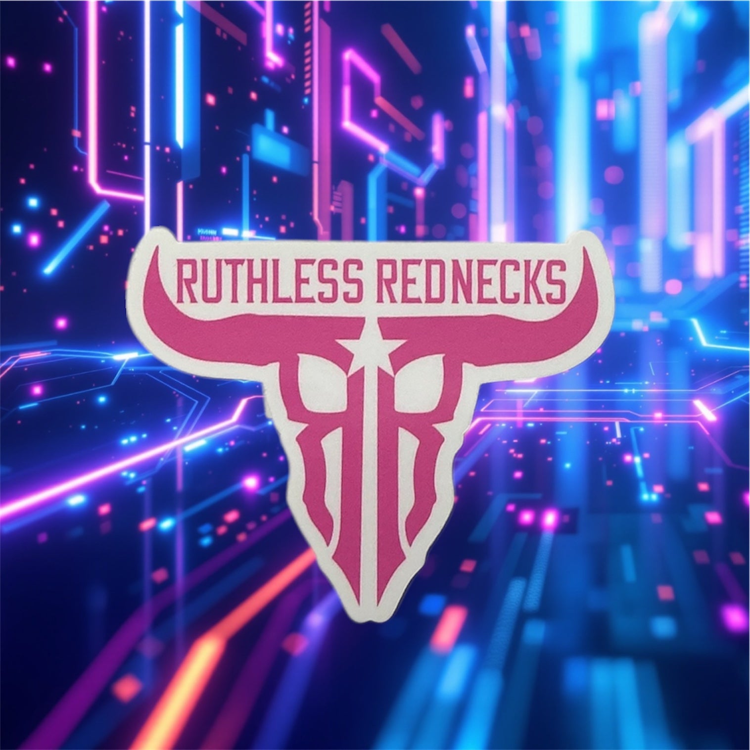 RAW TALENT PINK STICKER