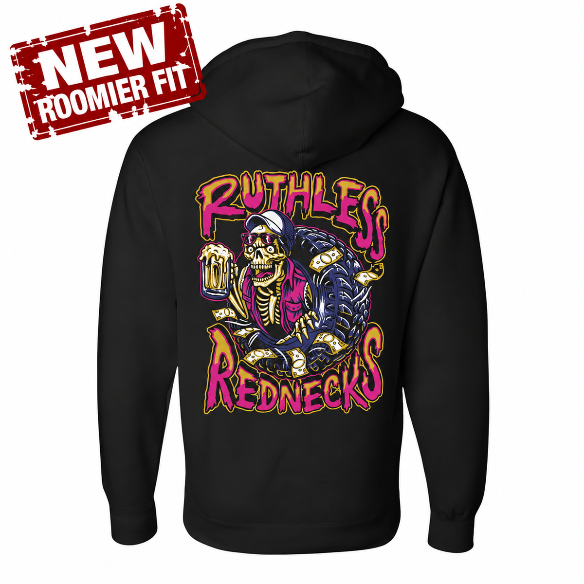 Fully Loaded - Supercharged 12oz Hoodie Black