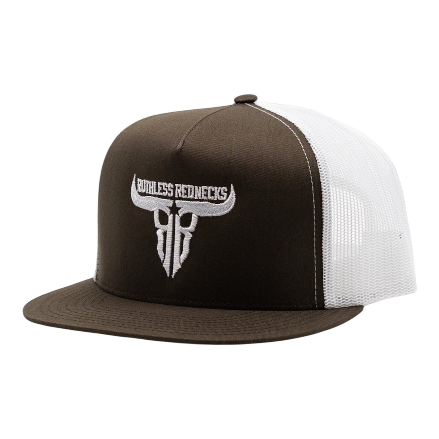 Raw Talent Mesh Flatbrim Brown Hat