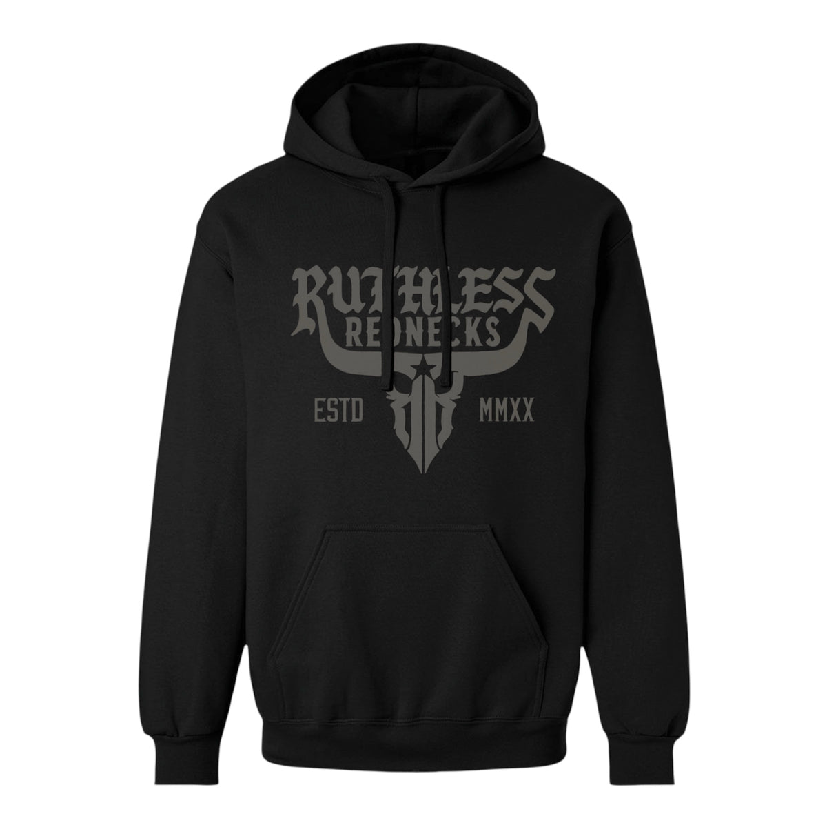 Raw Talent V2 - Supercharged 12oz Hoodie Black