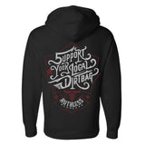 Support Your Local Dirtbag - Supercharged 12oz Hoodie Black