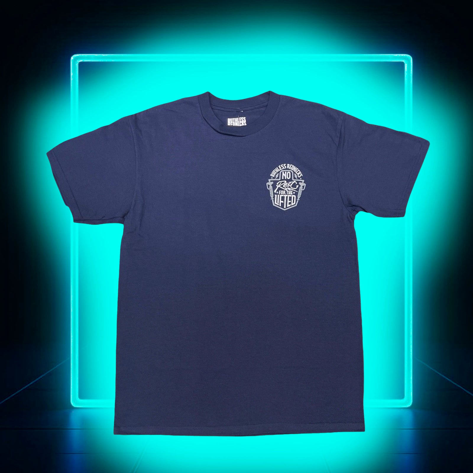 No Rest Short Sleeve Shirt Navy - SALE