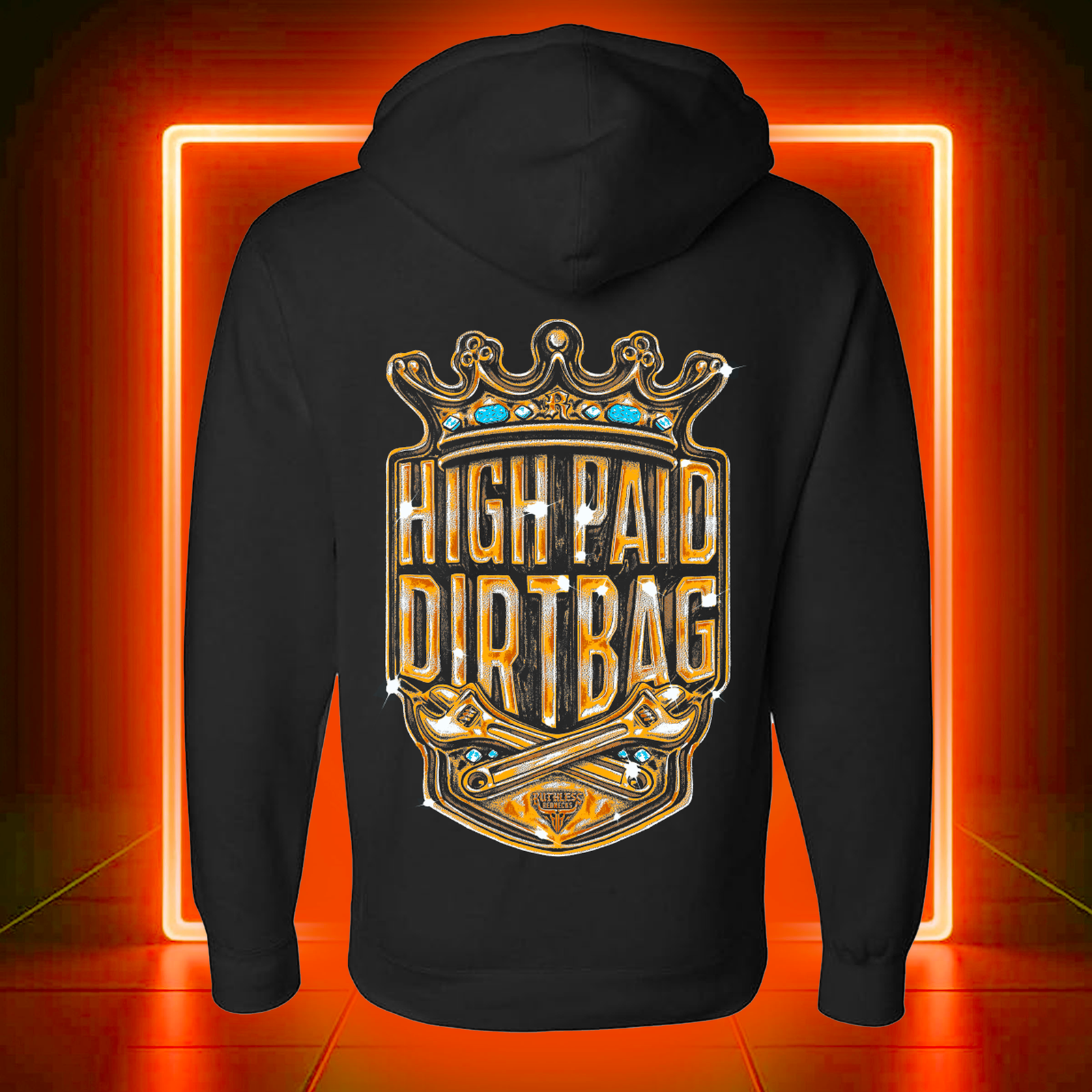 Royal Dirtbag - Supercharged 12oz Hoodie Black