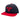 Raw Talent Flatbrim Red Black Hat