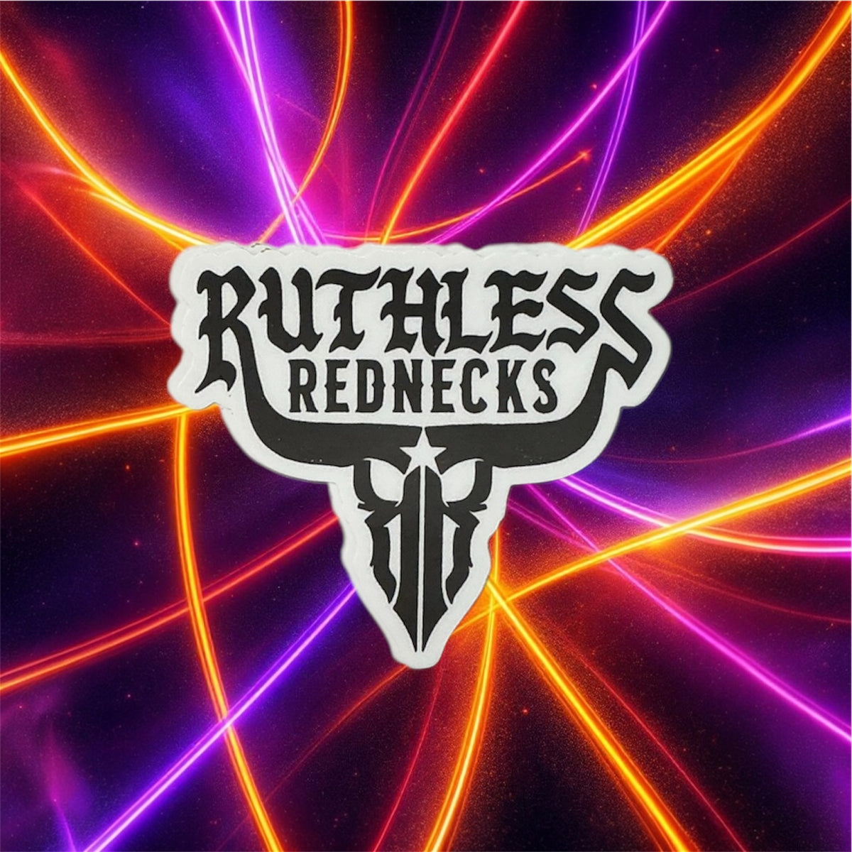 Raw Talent V2 Sticker Black