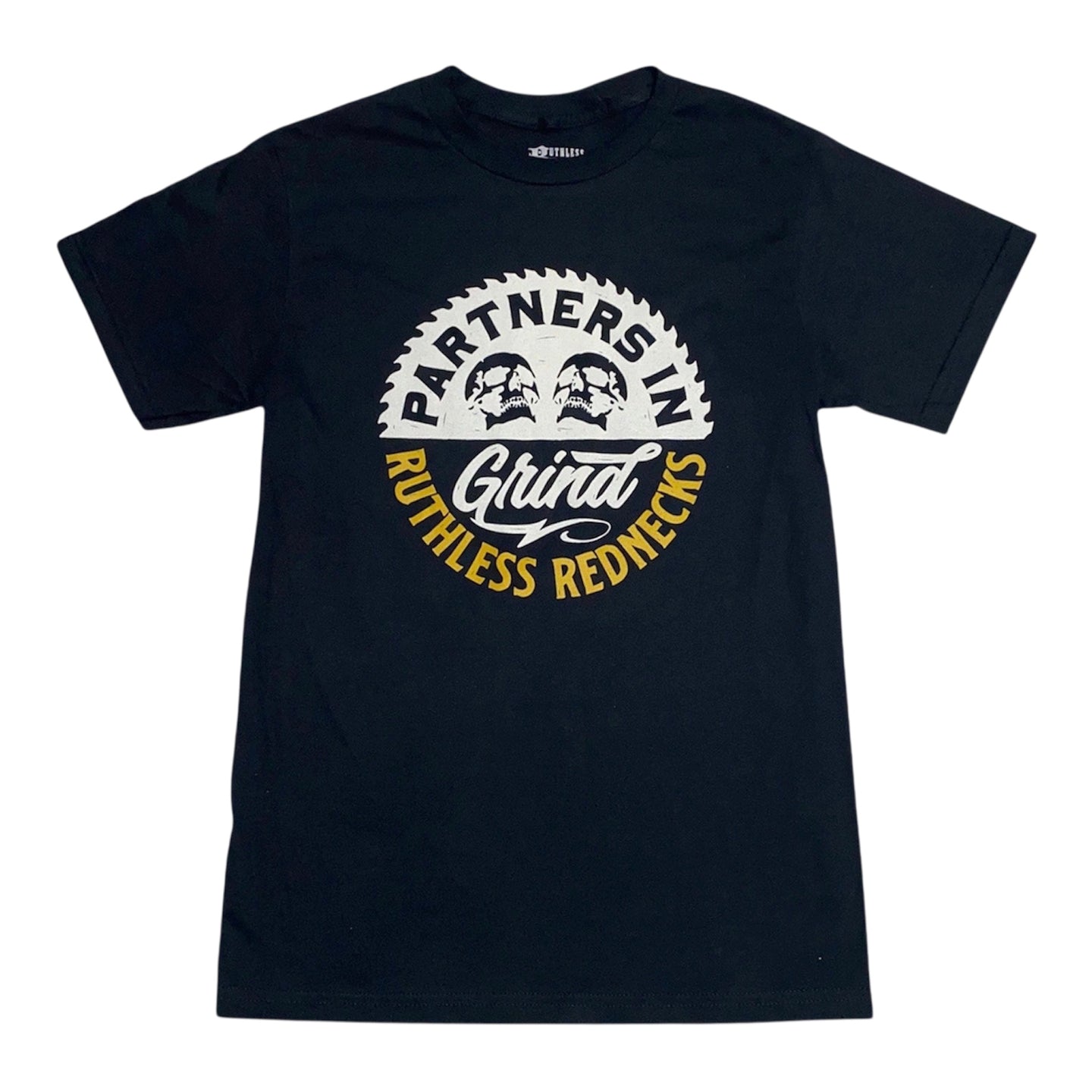 Partners In Grind Short Sleeve Shirt Black - SALE