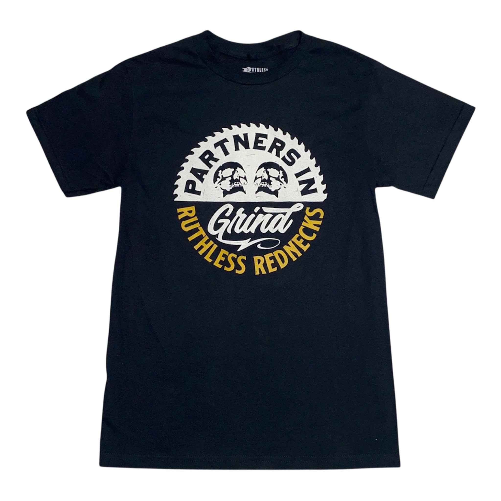 Partners In Grind Short Sleeve Shirt Black - SALE