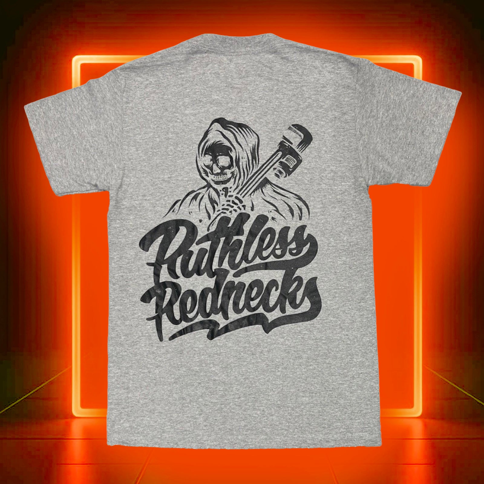 Wrenchin' Short Sleeve Shirt Heather Grey