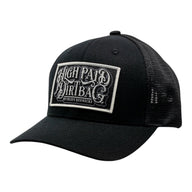 Gunsmoke Curved Brim Black Hat