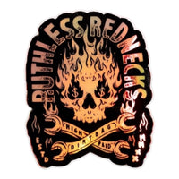 Brutal Flames Sticker
