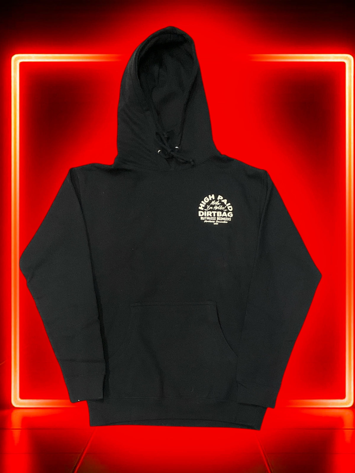 Chopped Up - Heavyweight 10oz Hoodie Black