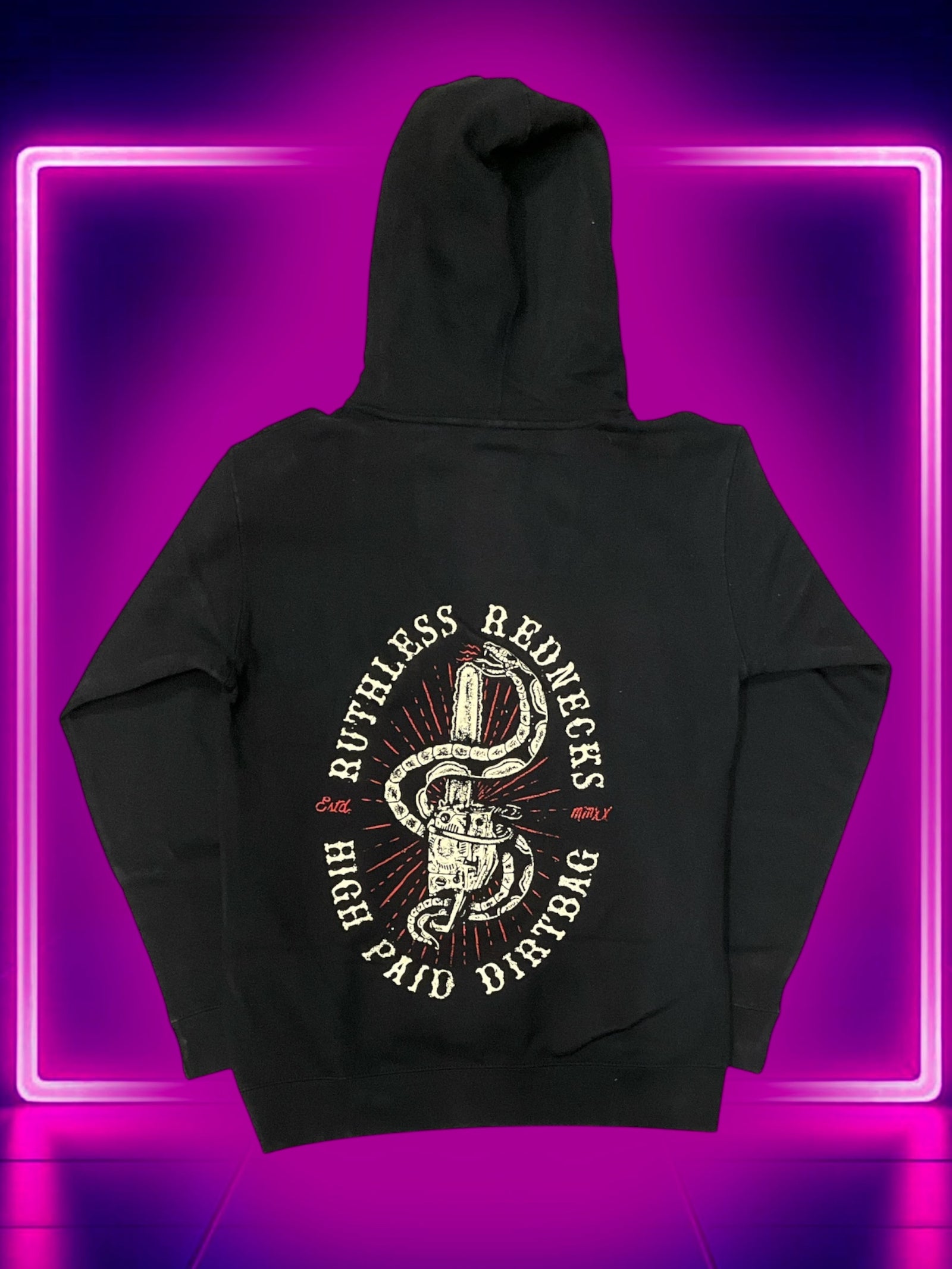 Chopped Up - Heavyweight 10oz Hoodie Black