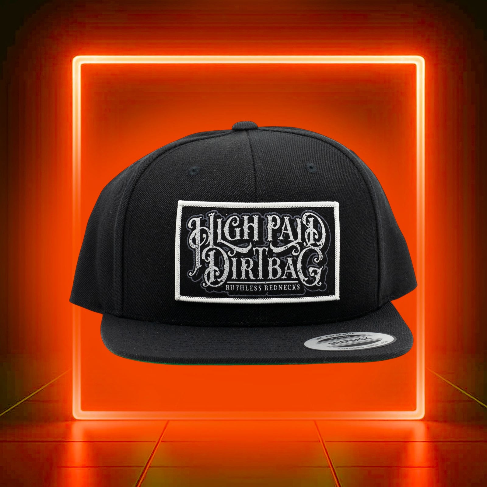 Gunsmoke Flatbrim Black Hat