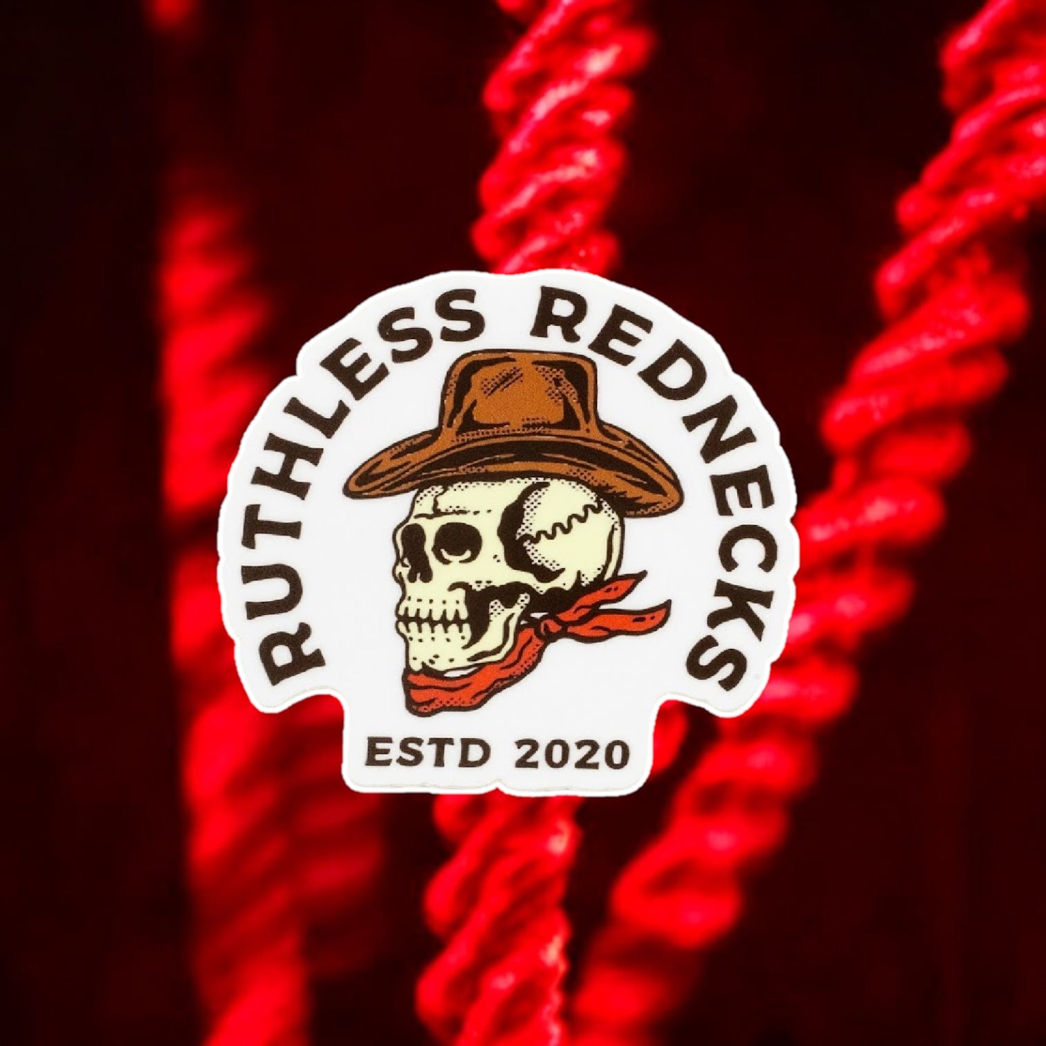 Ruthless Sticker Buckaroo Sticker - Ruthless Rednecks