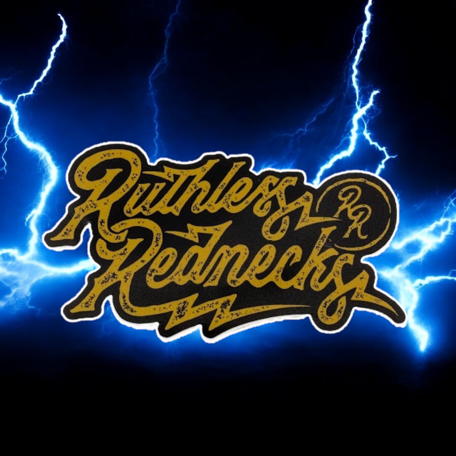 Ruthless Sticker Electric Sticker XL - Ruthless Rednecks