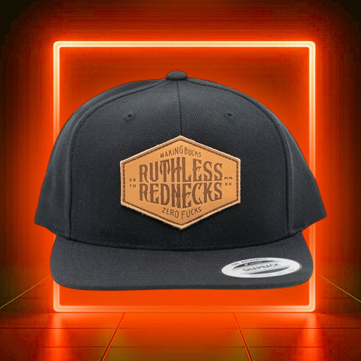 Hostile Patch Flatbrim Black Hat
