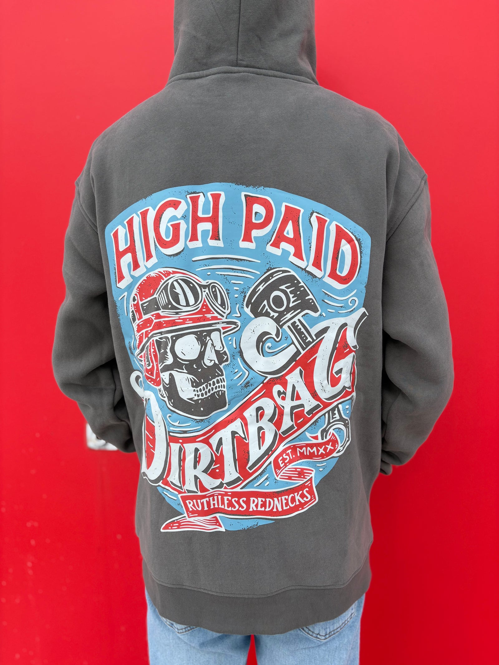 Well Earned - Supercharged 12oz Hoodie Charcoal