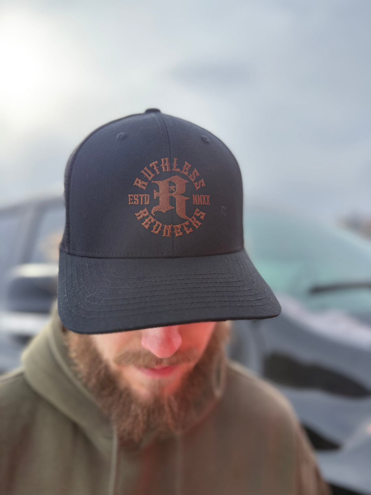 Icon Curved Brim Black-Brown Hat