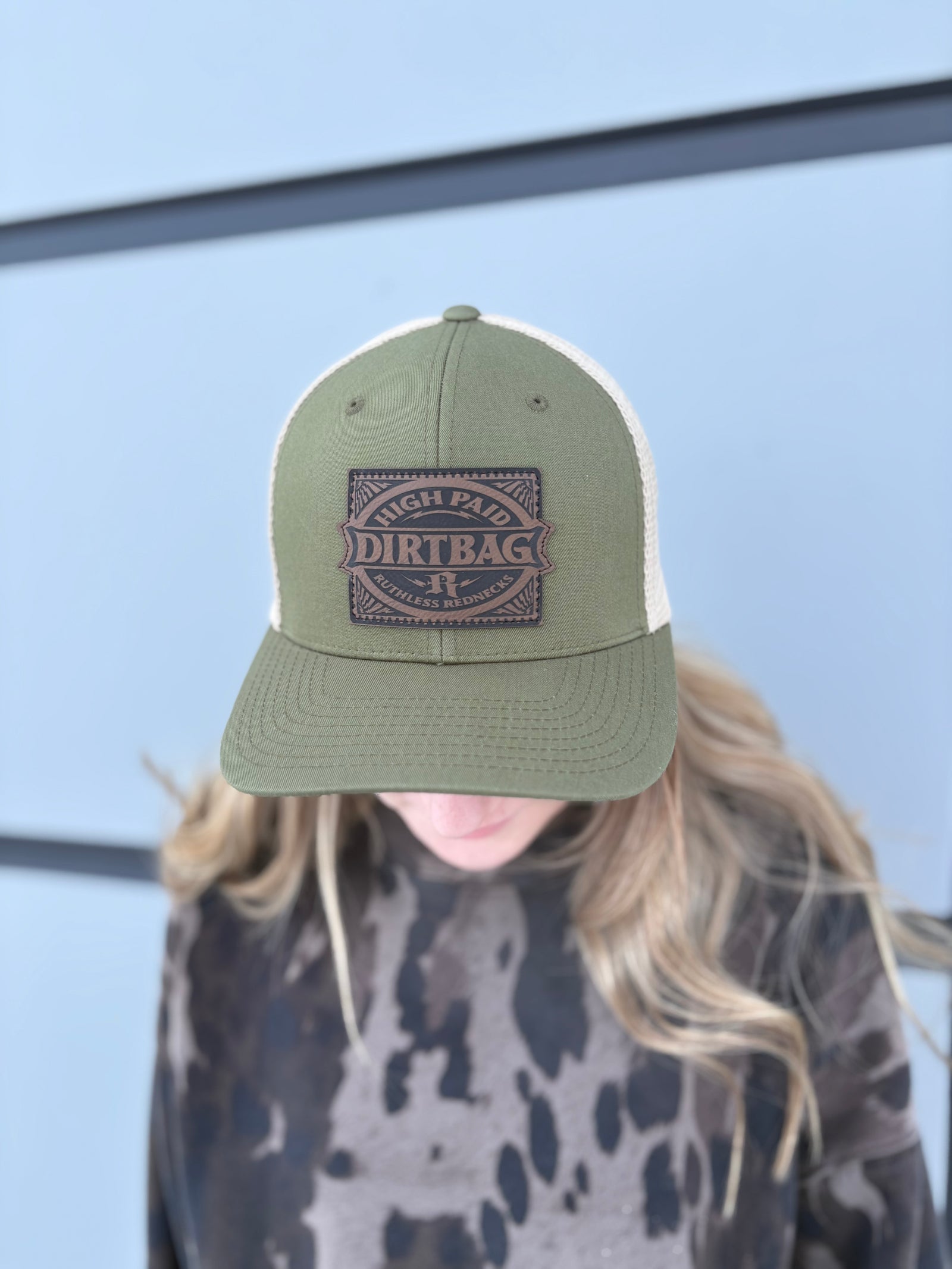 Throw Down Curved Brim Olive-Khaki Hat