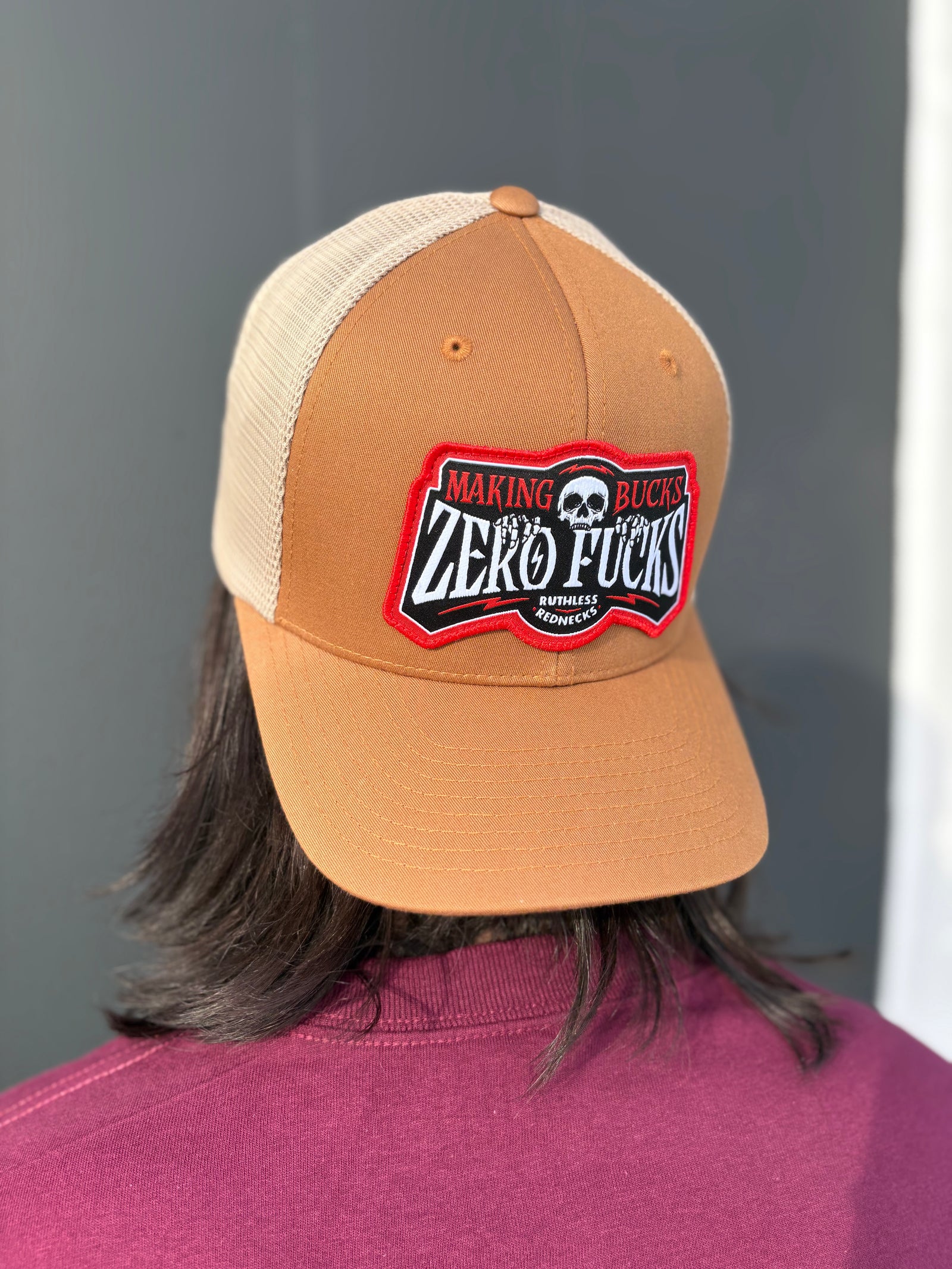 Creeper Curved Brim Caramel-Khaki Hat