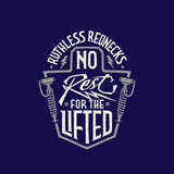 No Rest Short Sleeve Shirt Navy - SALE