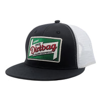 Dirtbag Performance Flatbrim Black-White Hat