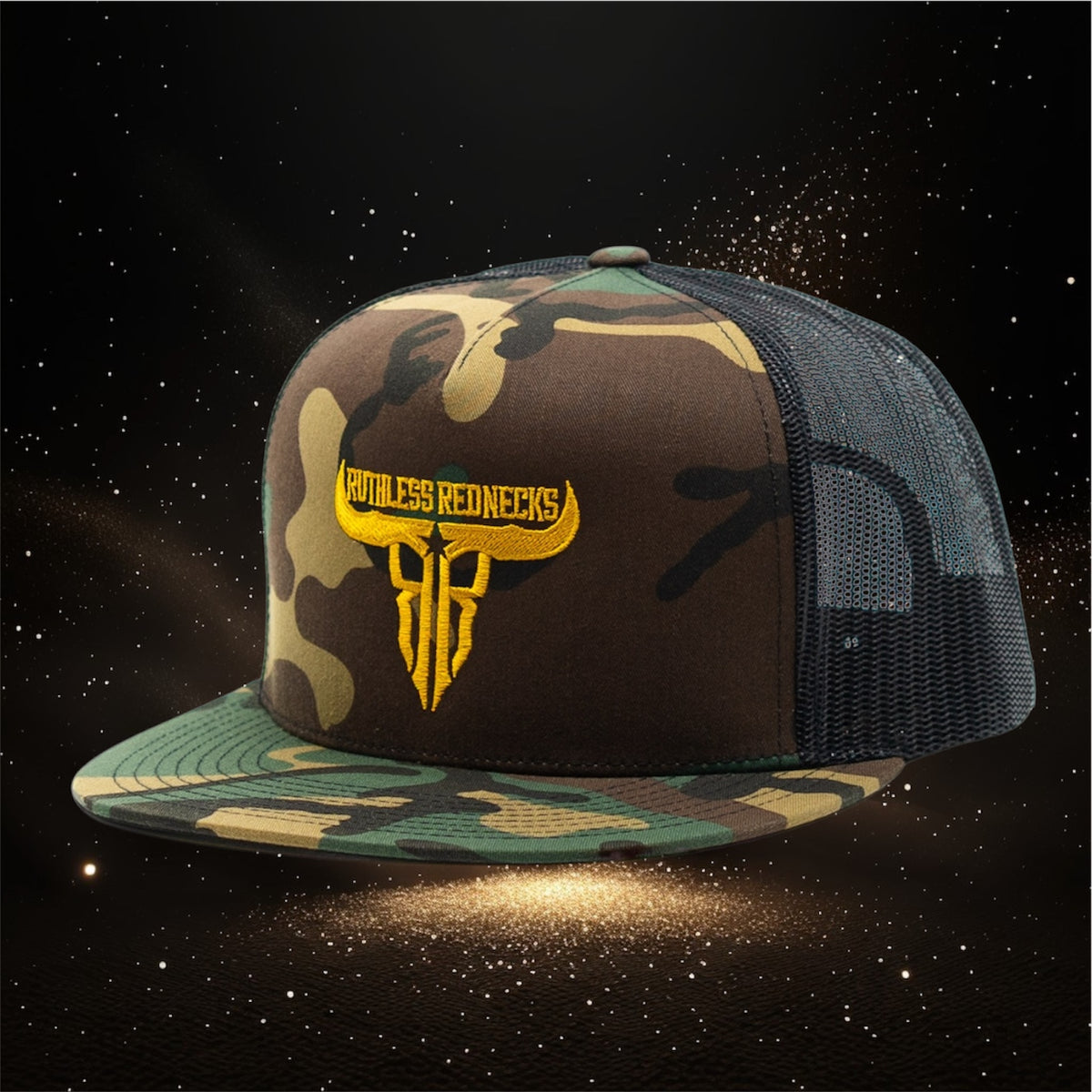 Raw Talent Flatbrim Green Camo Hat