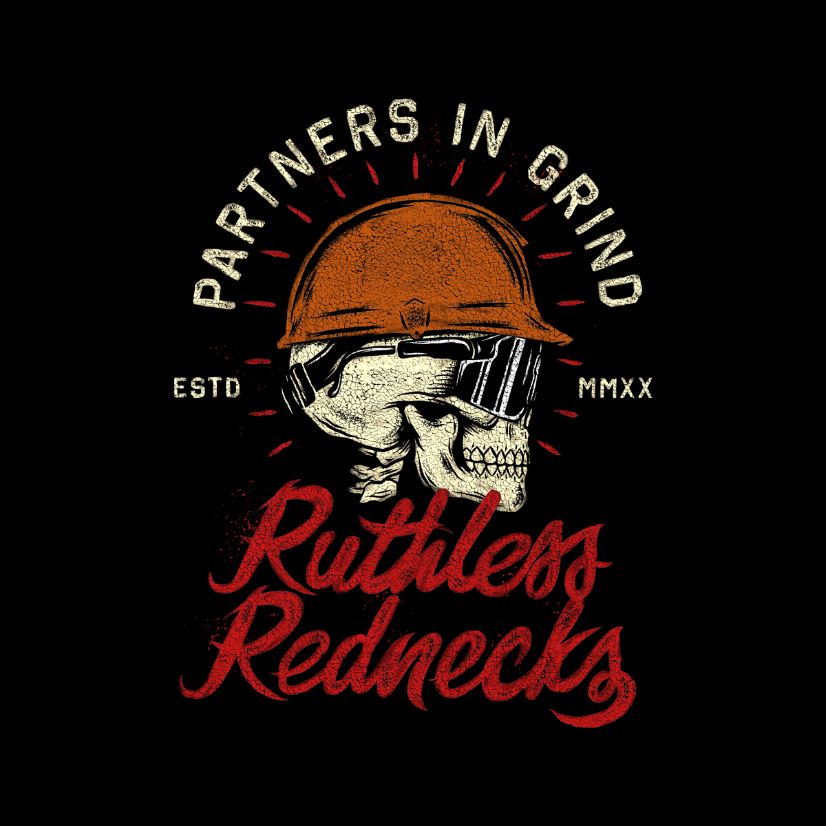 Skull Cap - Heavyweight 10oz Hoodie Black - SALE