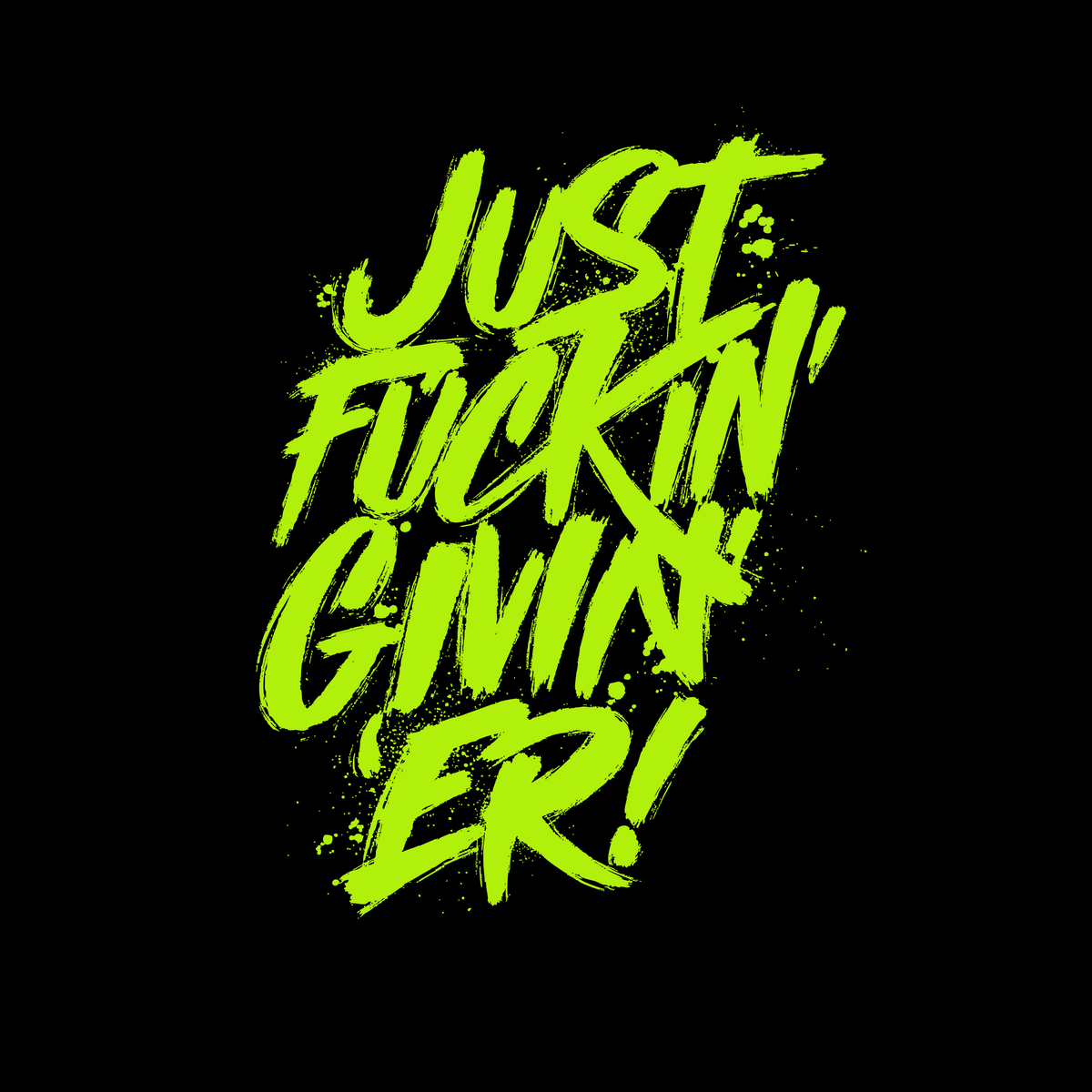 Givin' 'Er Short Sleeve Shirt Black