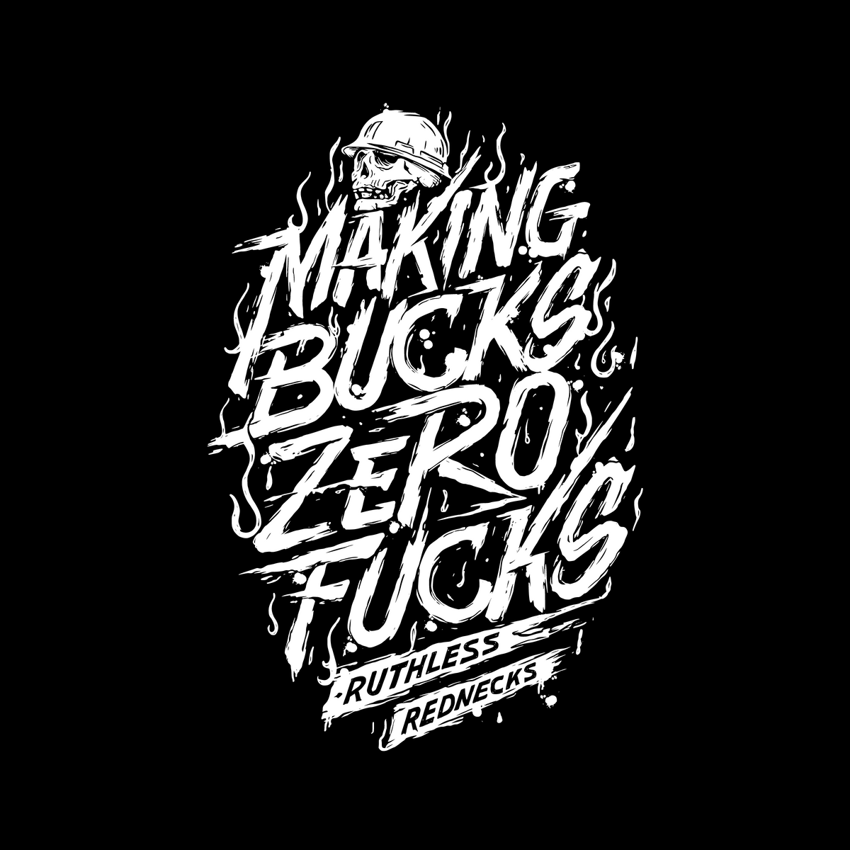 MBZF Torched Short Sleeve Shirt Black